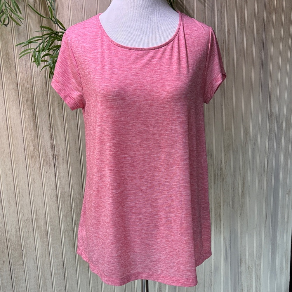 Sherpa Adventure Gear Short Sleeve Top, Heathered Pink, NWOT, Size Small